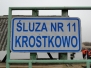 11.04.2013r - Operacyjne rozpoznanie śluzy w Krostkowie na rzece Noteć